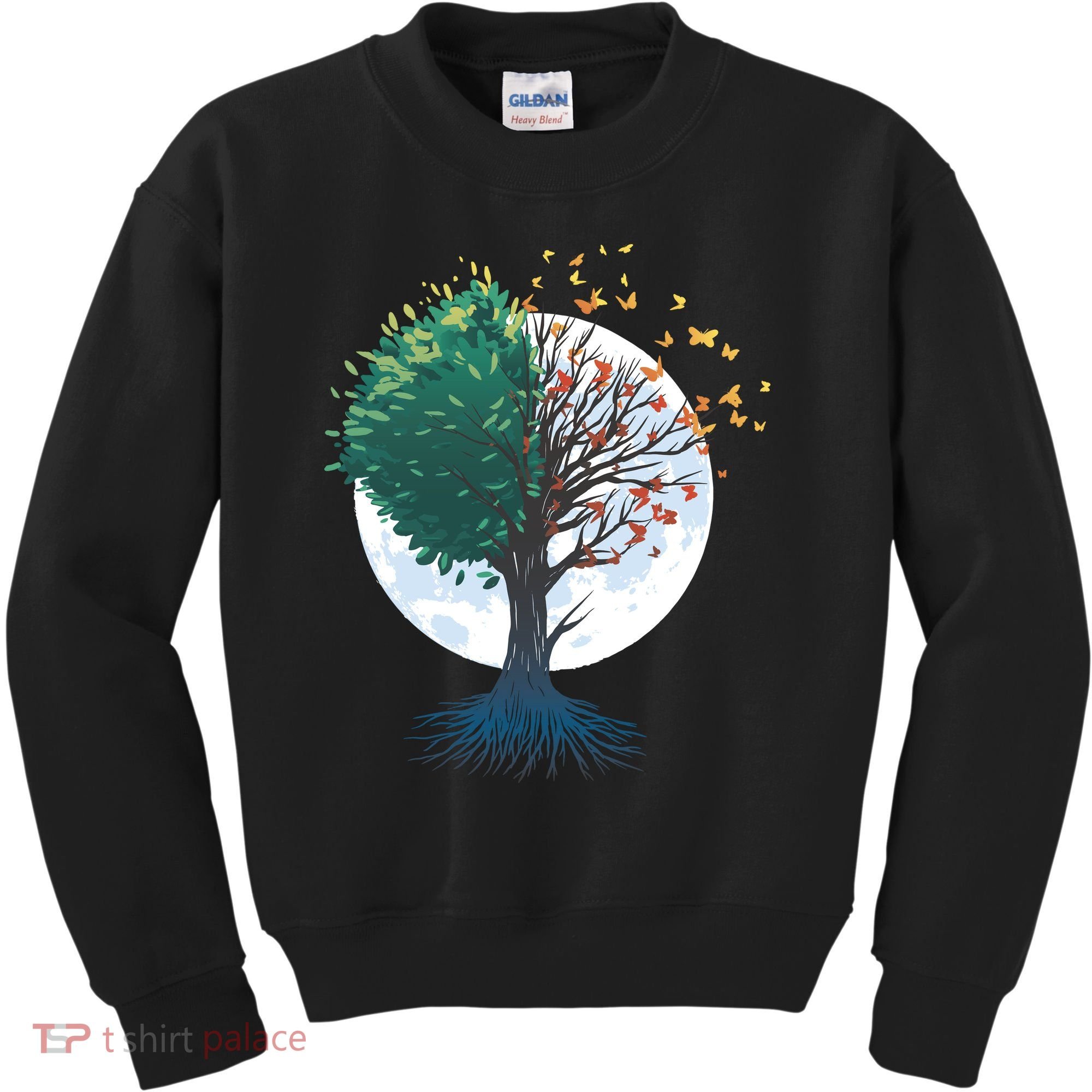 Tree Of Butterflies Kids Sweatshirt