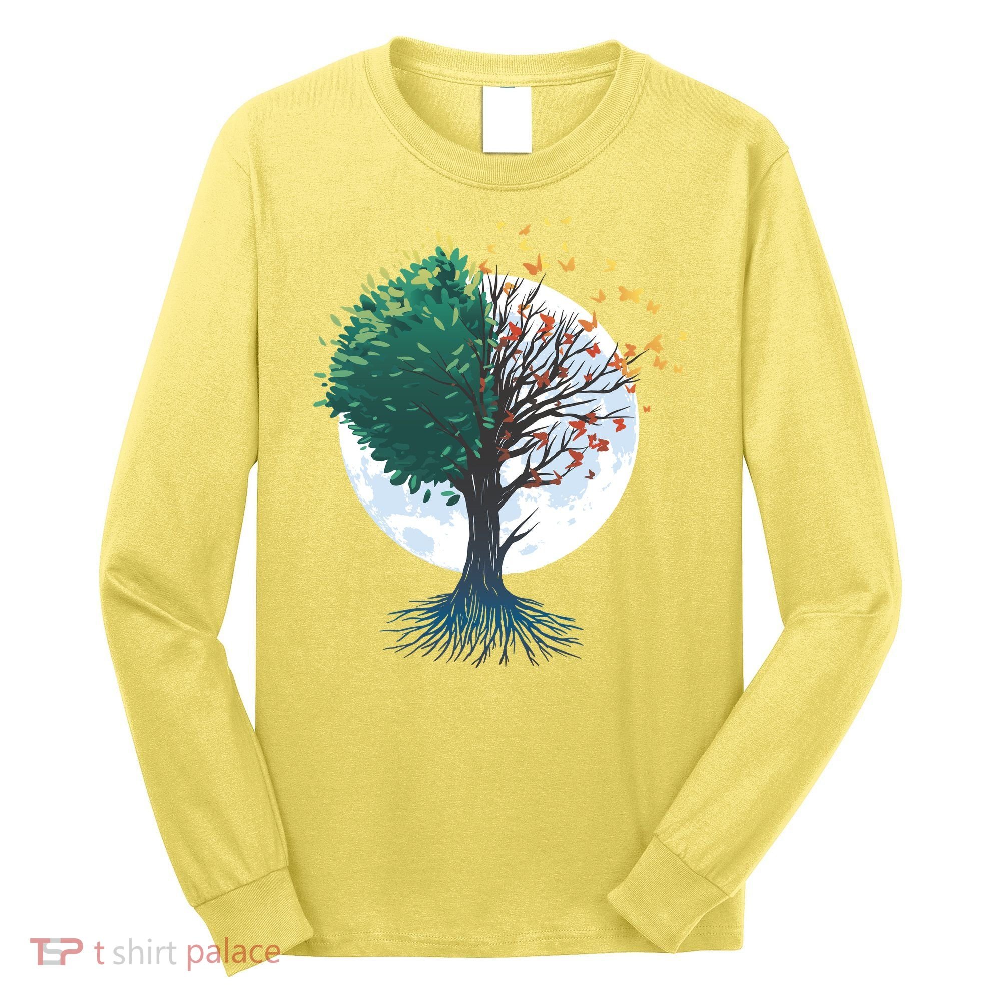 Tree Of Butterflies Long Sleeve Shirt