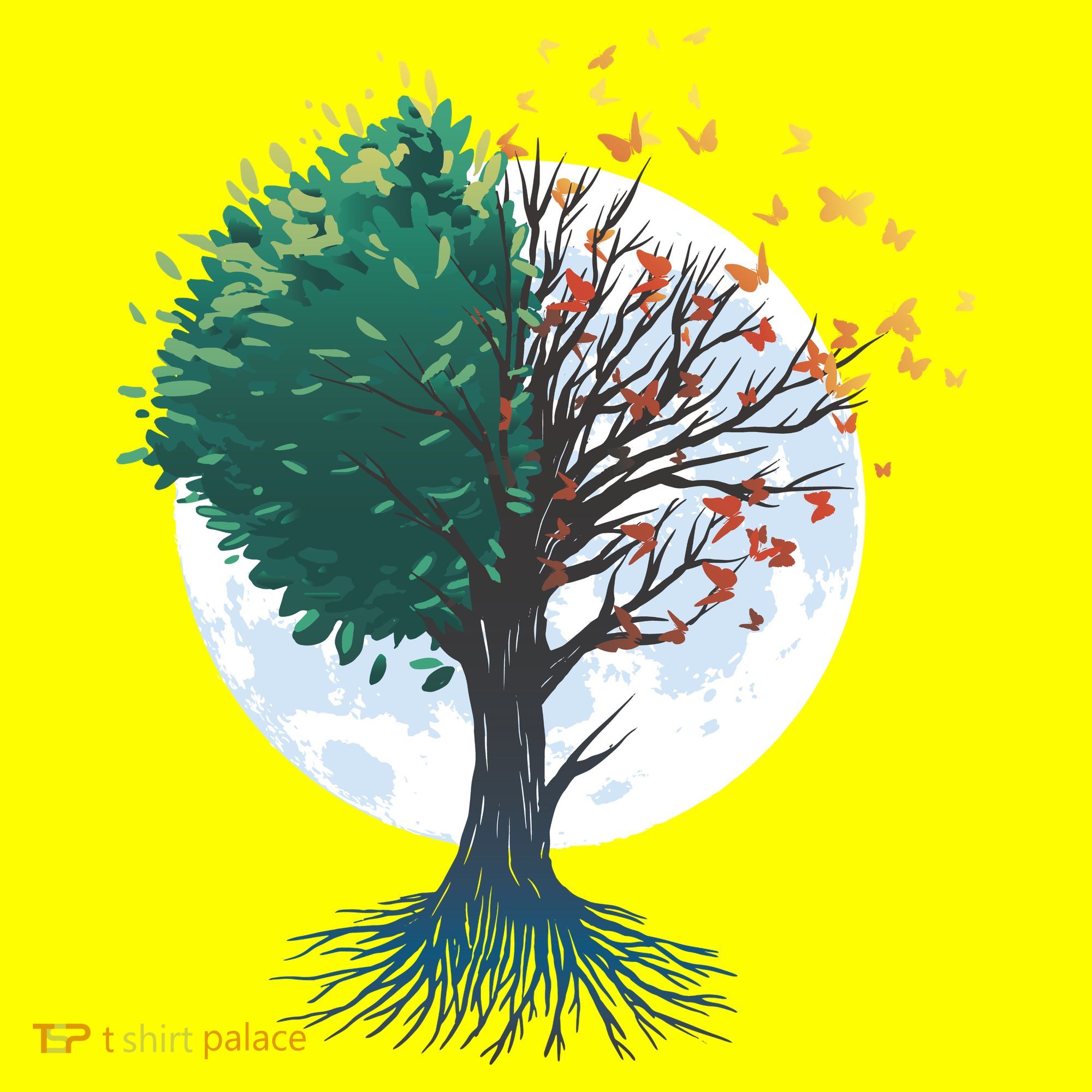 Tree Of Butterflies Long Sleeve Shirt