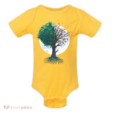 Tree Of Butterflies Baby Bodysuit