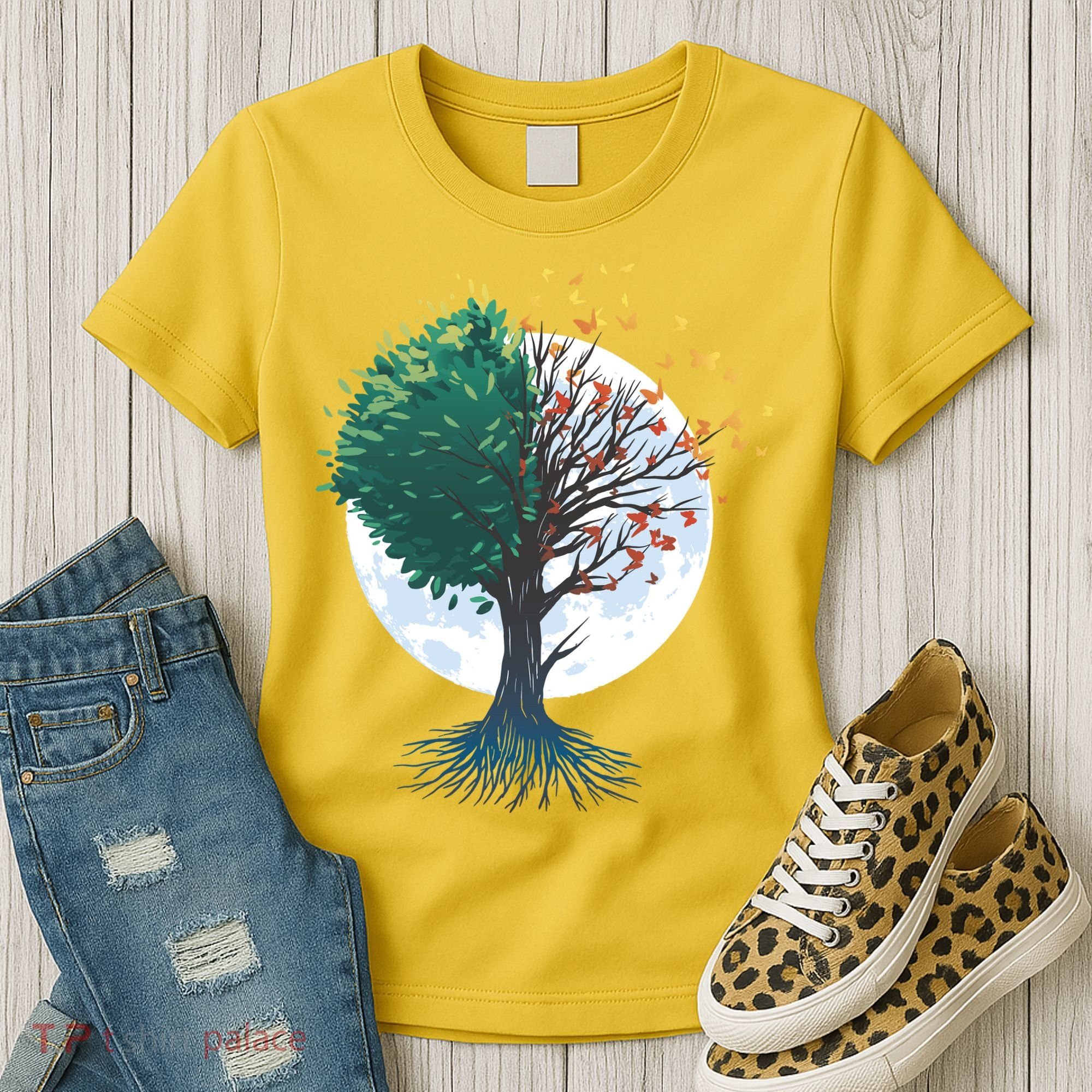 Tree Of Butterflies Women's T-Shirt