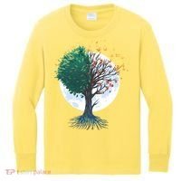 Tree Of Butterflies Kids Long Sleeve Shirt thumb 0