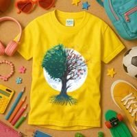 Tree Of Butterflies Kids T-Shirt thumb 3