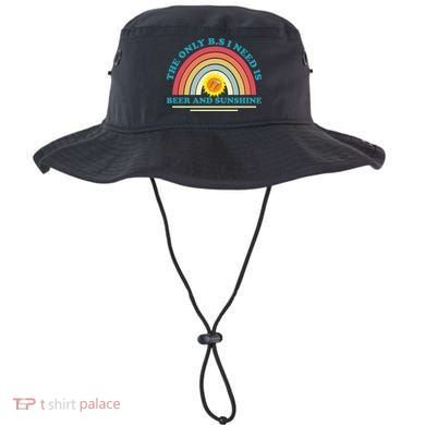 The Only BS I Need Is Beer And Sunshine Boho Rainbow Bucket Hat
