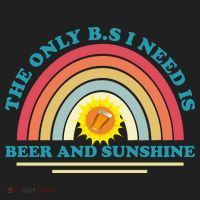 The Only BS I Need Is Beer And Sunshine Boho Rainbow Hat thumb 2