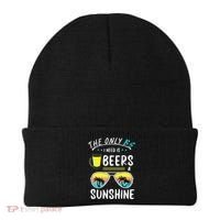 The Only BS I need is Beers And Sunshine Cool Funny Summer Beanie thumb 0