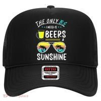The Only BS I need is Beers And Sunshine Cool Funny Summer Hat thumb 0