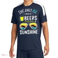 The Only BS I need is Beers And Sunshine Cool Funny Summer Sport-Tek Competitor United Soccer Jersey thumb 0