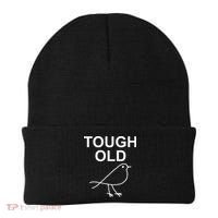 Tough Old Bird Funny Jokes Sarcastic Beanie thumb 0