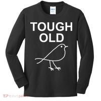 Tough Old Bird Funny Jokes Sarcastic Kids Long Sleeve Shirt thumb 0