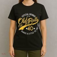 The Old Balls Club 40th Over The Hill Birthday T-Shirt thumb 4