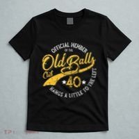 The Old Balls Club 40th Over The Hill Birthday T-Shirt thumb 5