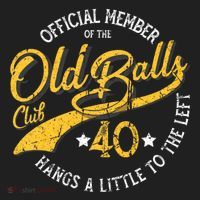 The Old Balls Club 40th Over The Hill Birthday Beanie thumb 2