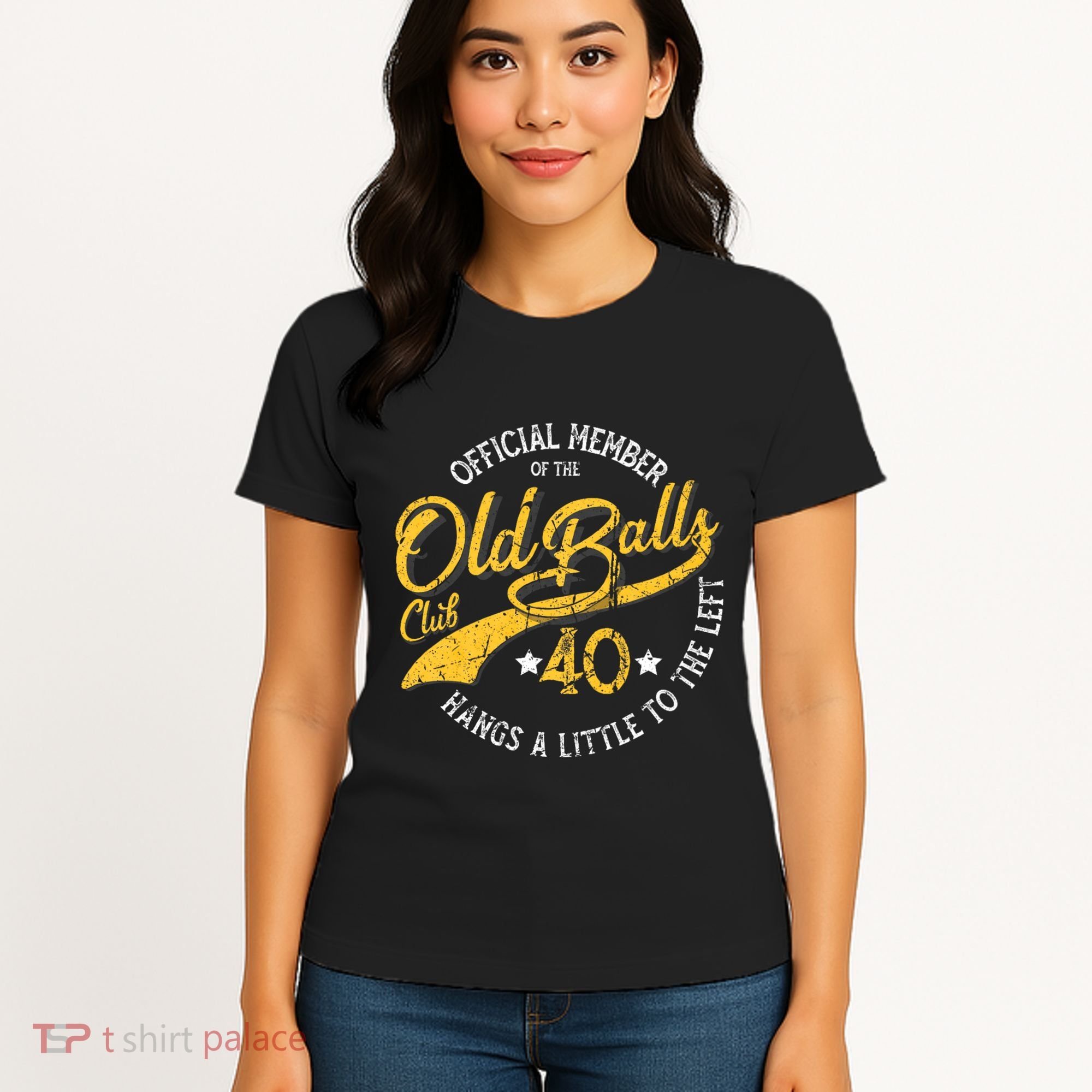 The Old Balls Club 40th Over The Hill Birthday Women's T-Shirt