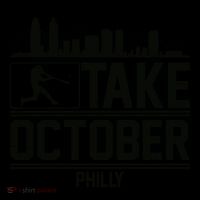 Take October Baseball Fan Philadelphia Skyline Coffee Mug thumb 5