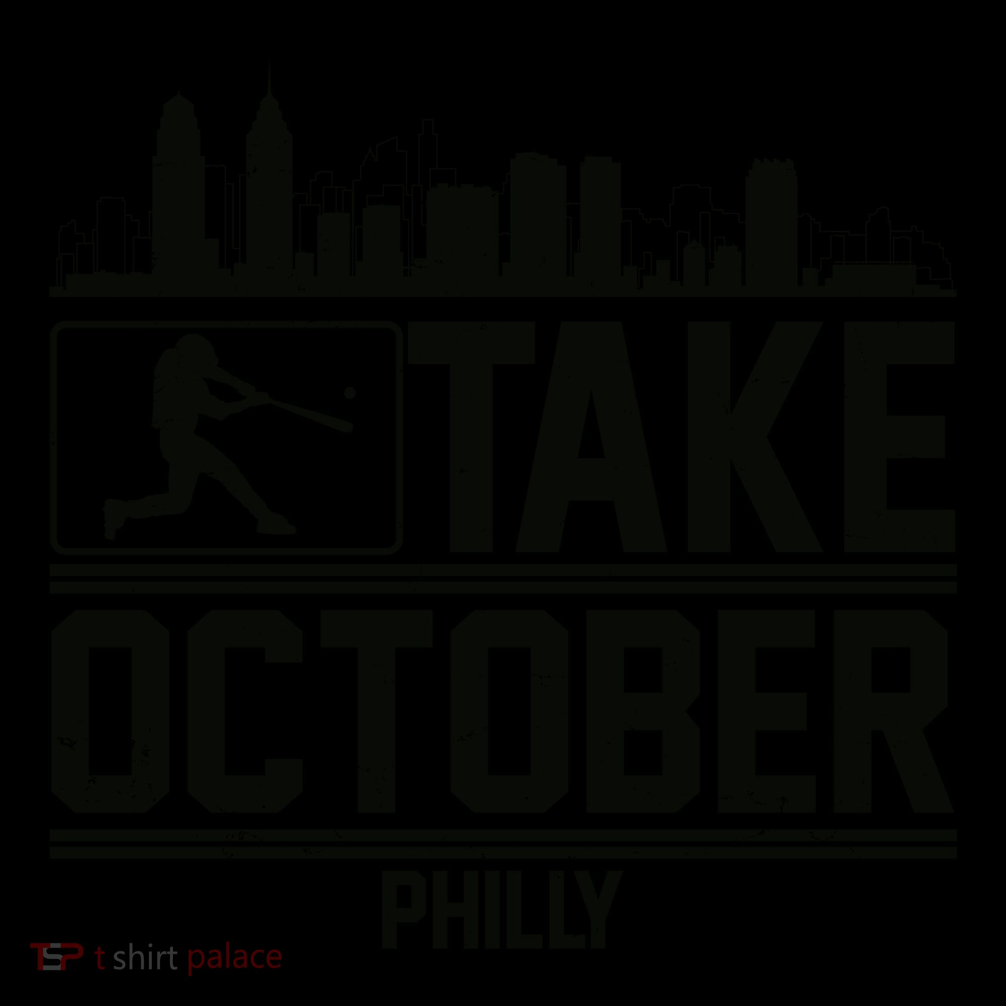 Take October Baseball Fan Philadelphia Skyline Coffee Mug