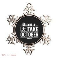 Take October Baseball Fan Philadelphia Skyline Ornament thumb 0