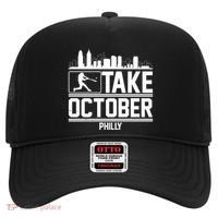 Take October Baseball Fan Philadelphia Skyline Hat thumb 0
