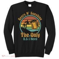 The Only BS I Need Is Beers and Sunshine Drinking Brew Party Sweatshirt thumb 0