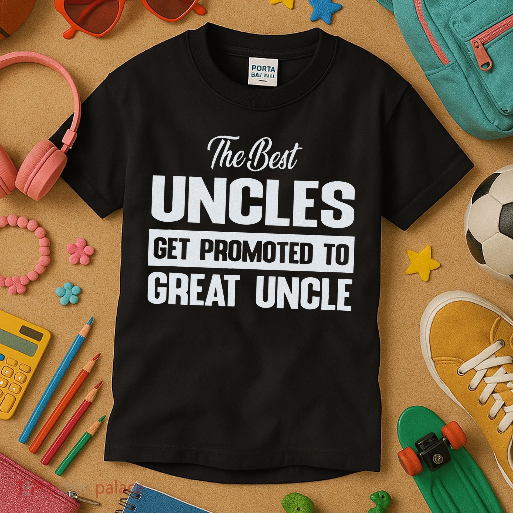 The Only Best Uncles Get Promoted To Great Uncle Kids T-Shirt