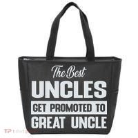 The Only Best Uncles Get Promoted To Great Uncle Tote Bag thumb 0