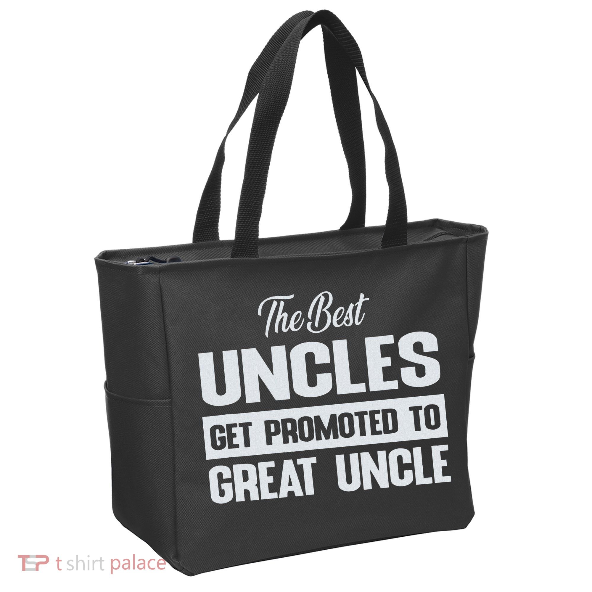 The Only Best Uncles Get Promoted To Great Uncle Tote Bag