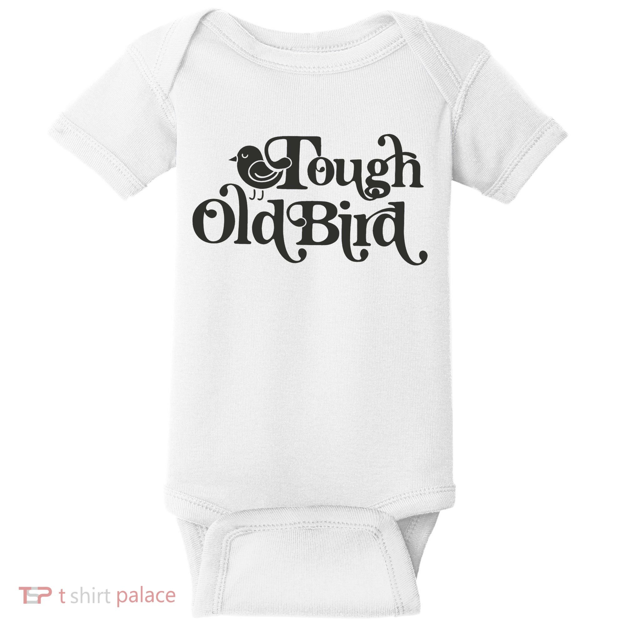 Tough Old Bird Grandma Baby Bodysuit