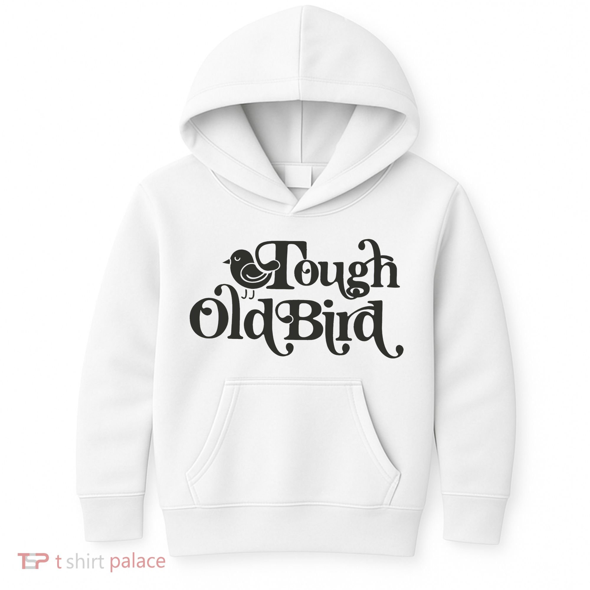 Tough Old Bird Grandma Kids Hoodie