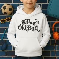 Tough Old Bird Grandma Kids Hoodie thumb 2