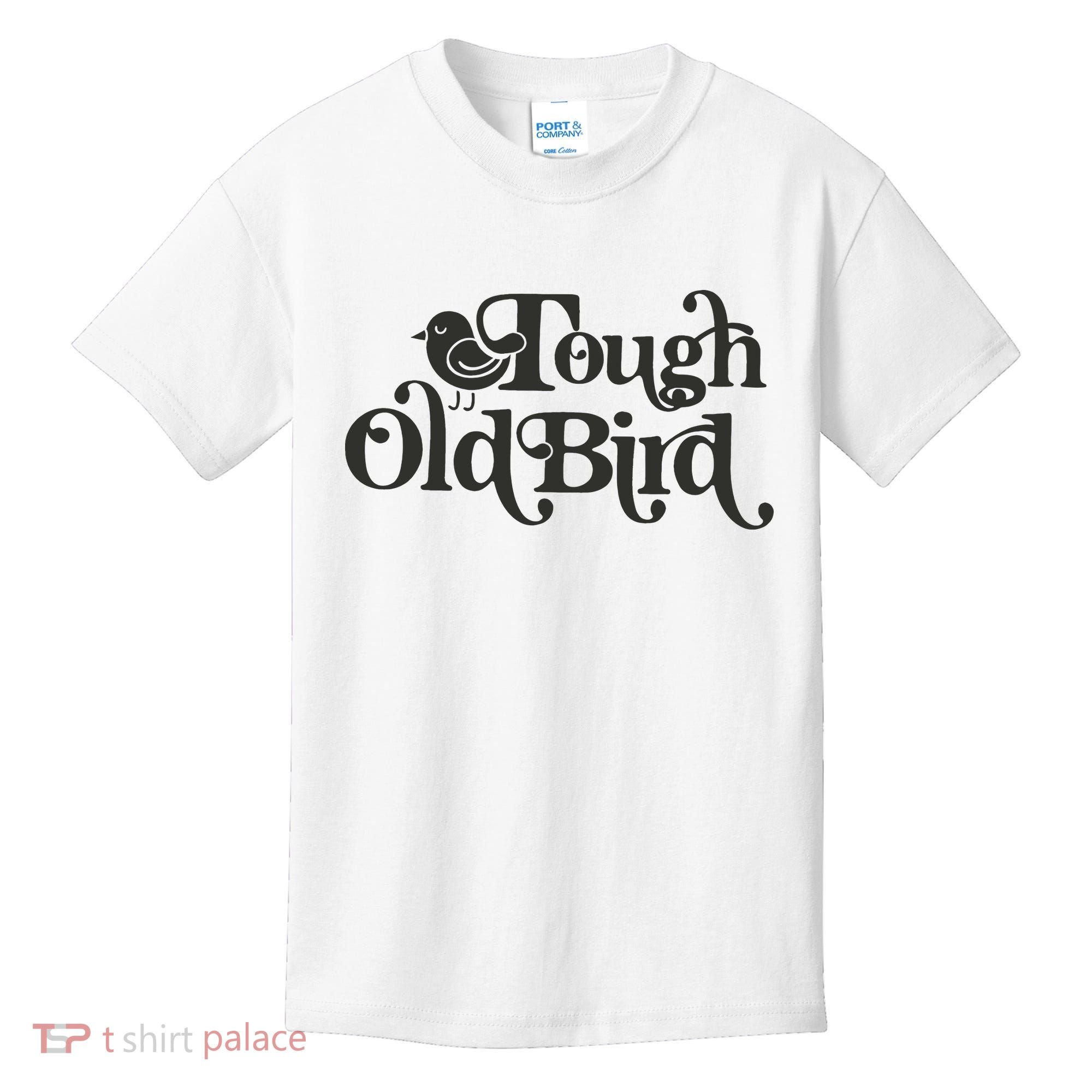 Tough Old Bird Grandma Kids T-Shirt