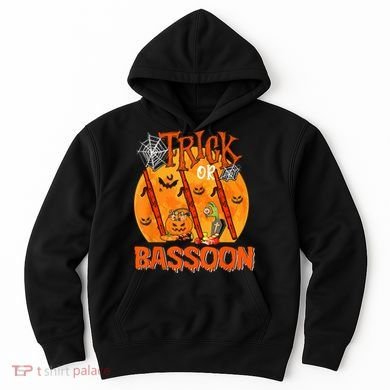 Trick Or Bassoon Halloween Musical Costume Witch's Hat Hoodie