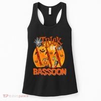 Trick Or Bassoon Halloween Musical Costume Witch's Hat Women's Tank Top thumb 0