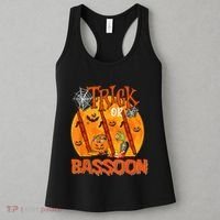 Trick Or Bassoon Halloween Musical Costume Witch's Hat Women's Tank Top thumb 3