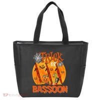 Trick Or Bassoon Halloween Musical Costume Witch's Hat Tote Bag thumb 0
