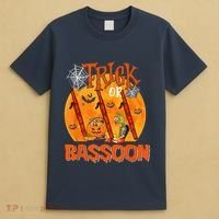 Trick Or Bassoon Halloween Musical Costume Witch's Hat T-Shirt thumb 4