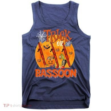 Trick Or Bassoon Halloween Musical Costume Witch's Hat Tank Top