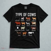 Types Of Cows Farmer Tee Costume Cow T-Shirt thumb 5