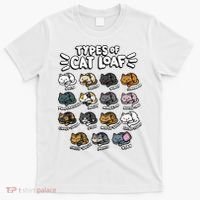 Types Of Cat Loaf Kitten Bread Lover Foodie Cute Pet Cat T-Shirt thumb 0