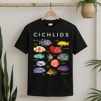 Types Of Cichlid Fish Species Cichlids Aquarium T-Shirt thumb 2
