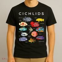 Types Of Cichlid Fish Species Cichlids Aquarium T-Shirt thumb 3