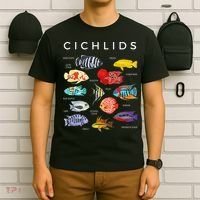Types Of Cichlid Fish Species Cichlids Aquarium T-Shirt thumb 6