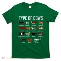 Types Of Cows Farmer Costume Cow T-Shirt thumb 0