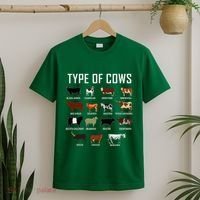 Types Of Cows Farmer Costume Cow T-Shirt thumb 2