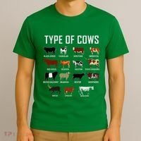 Types Of Cows Farmer Costume Cow T-Shirt thumb 3