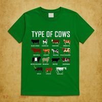 Types Of Cows Farmer Costume Cow T-Shirt thumb 5