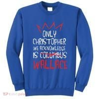 The Only Christopher We Acknowledge Is Wallace Sweatshirt thumb 0