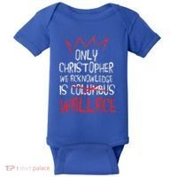 The Only Christopher We Acknowledge Is Wallace Baby Bodysuit thumb 0