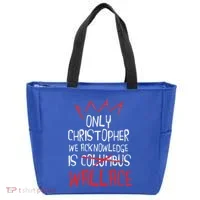 The Only Christopher We Acknowledge Is Wallace Tote Bag thumb 0