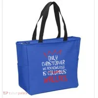The Only Christopher We Acknowledge Is Wallace Tote Bag thumb 2