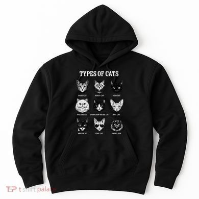 Types Of Cats Hoodie
